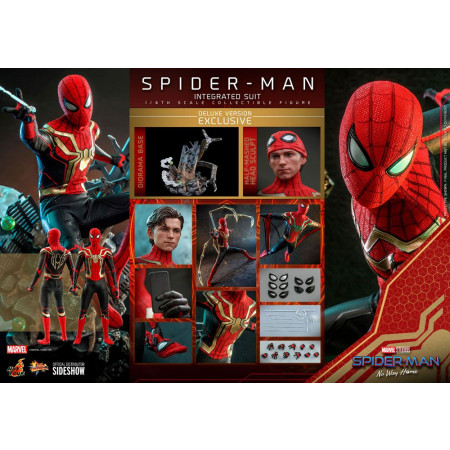 Spider-Man: No Way Home Movie Masterpiece akčná figúrka 1/6 Spider-Man (Integrated Suit) Deluxe Ver. 29 cm
